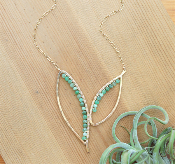 Wing Necklace Lg